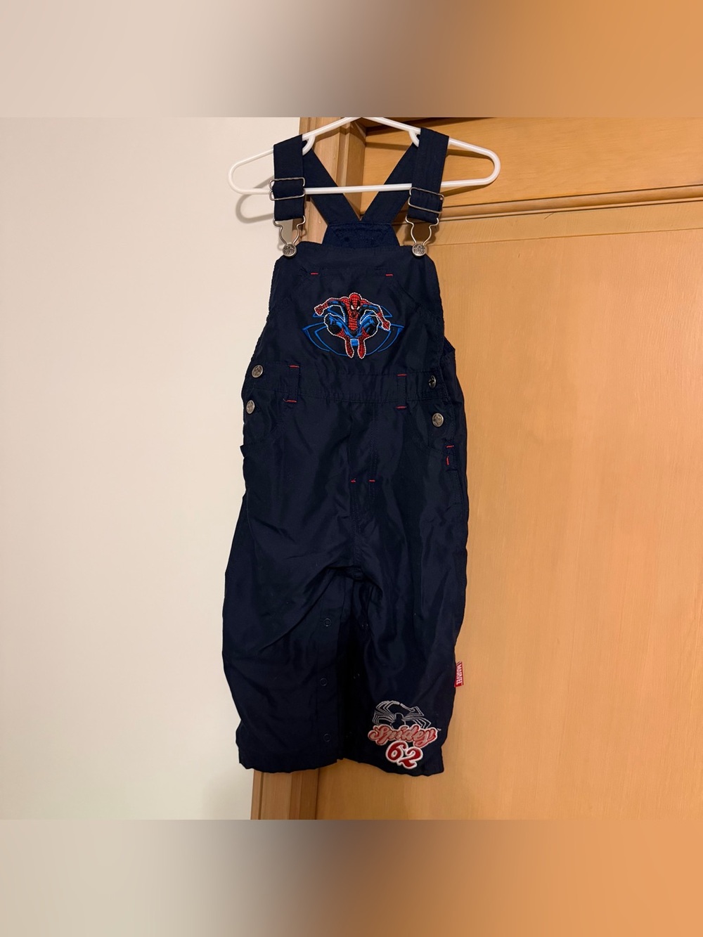 Vintage Spiderman Overalls Boys Toddler Size 24m
Blue Y2K Marvel
